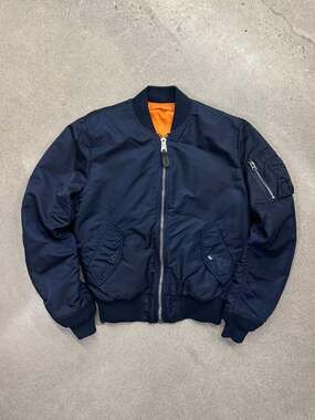 Vintage Alpha Industries MA-1 Bomber Flight Jacket - S
